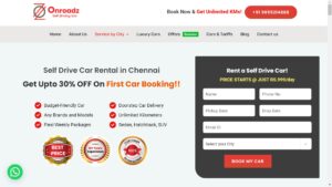 Onroadz Car Rental – Semmancheri, Chennai